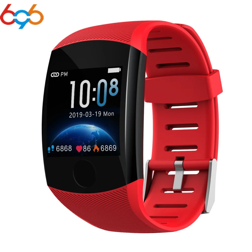 

696 Q11 Fitness Smart Bracelet Blood Pressure & Heart Rate Monitor Colorful Touch Screen Smart Band Wristband Step Counter