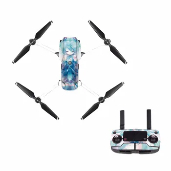 

[M0133] cute for DJI Mavic Pro Decal Skin Sticker Drone Body + Remote Controller + 3 Battery Protection Film Cover