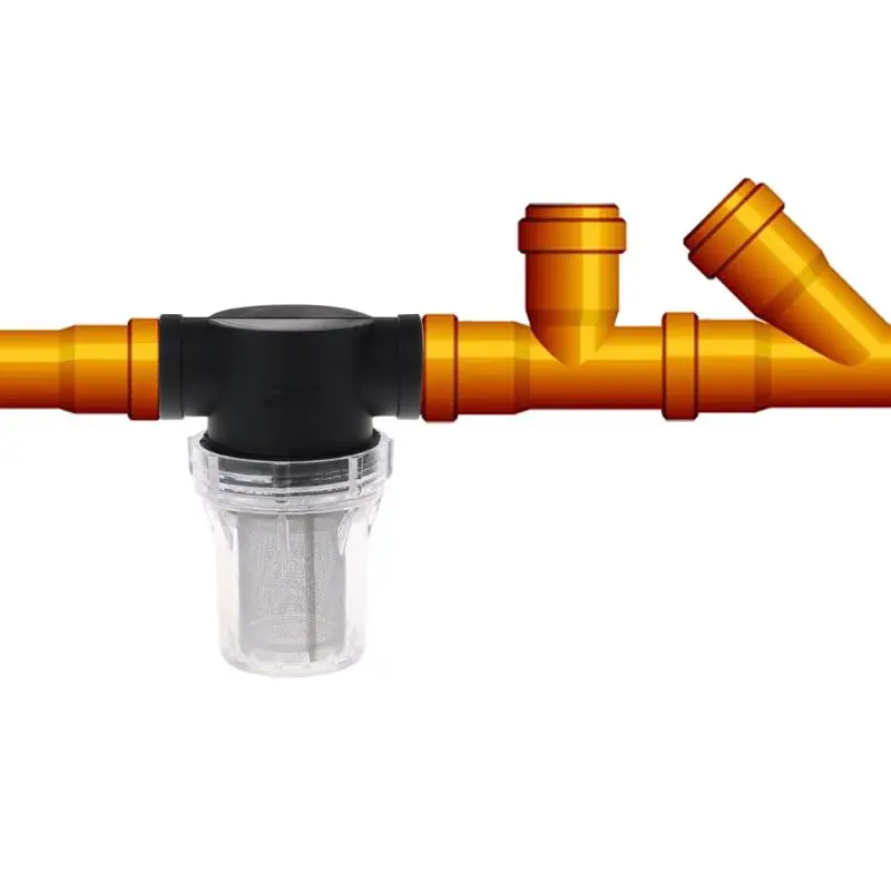 High Flow Pipeline Filter 26mm Inline Mesh Strainer Filters Garden Pond Inline Mesh Strainer Water Pump Filter Irrigation