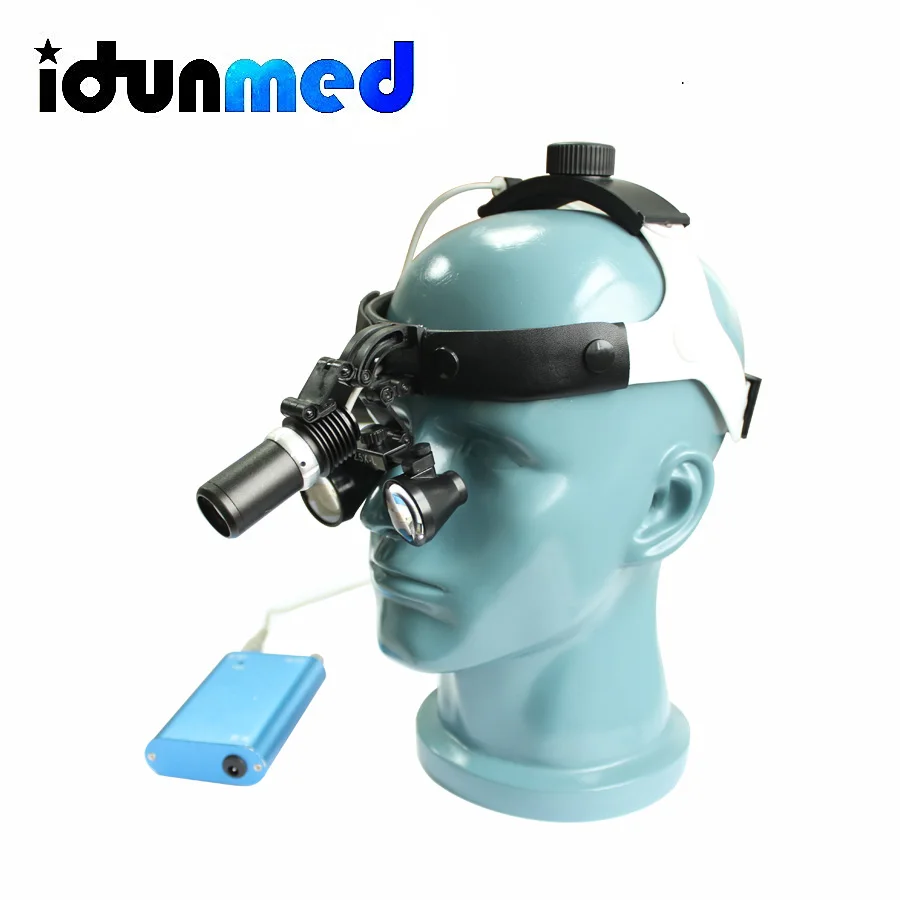 idunmed Surgical Headlight Magnifier 3W Binocular Loupes