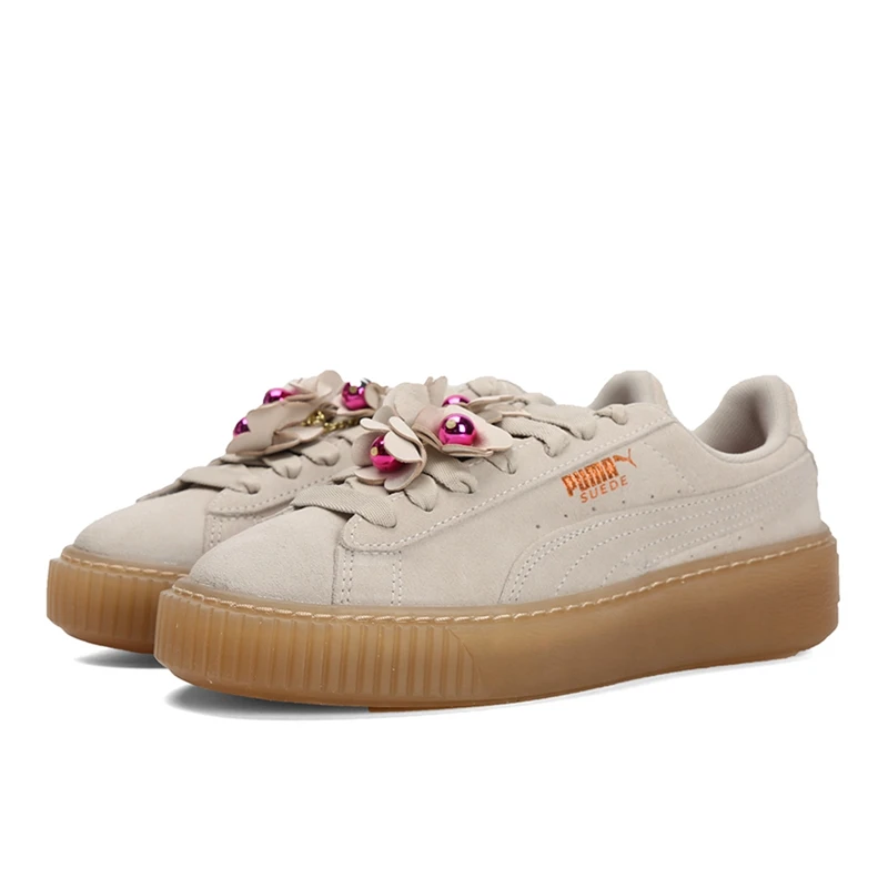 puma suede platform flowery puma suede platform flowery