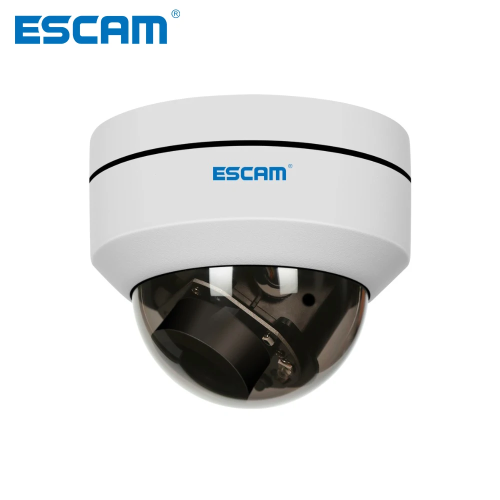 

ESCAM PVR002 2MP HD 1080P PTZ 4X Zoom 2.8-12mm Lens Waterproof POE Dome IP Camera Support Day/Night CCTV Camera CMS viewing