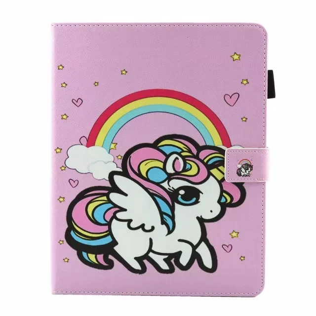 Чехол для планшета iPad 4 iPad 3 iPad 2 hoesjes милый мультяшный Единорог чехол оболочка Fundas для iPad 2/3/4 чехол Coque Etui+ стилус