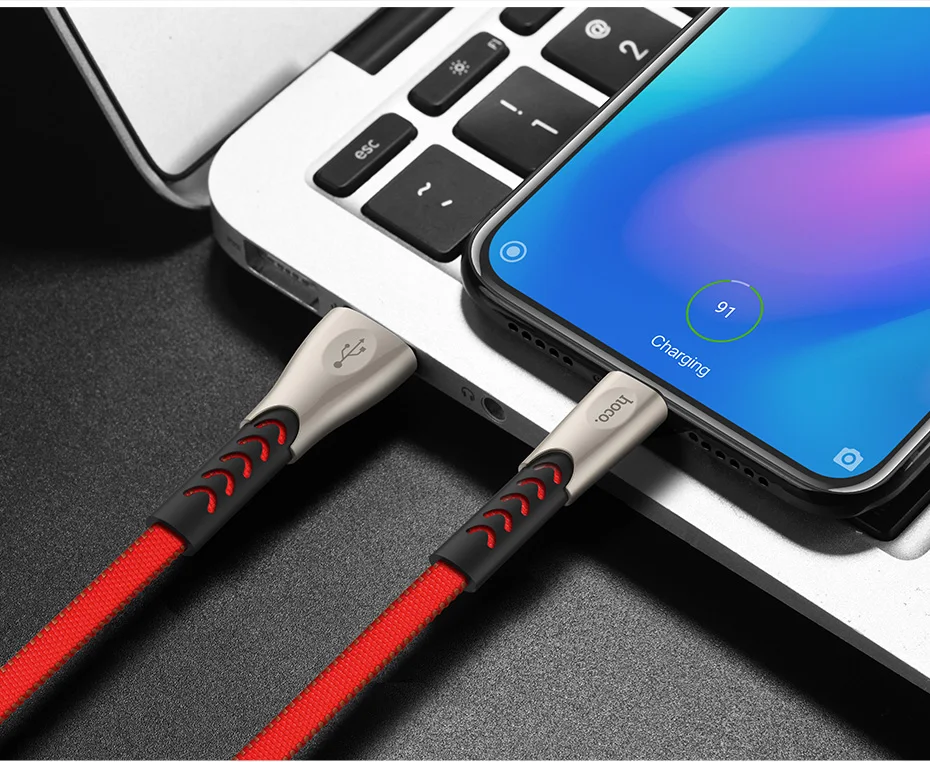 HOCO usb type-C кабель UBS-C 3,1 A кабель для быстрой зарядки USB type-C кабель для синхронизации данных для мобильного телефона samsung Xiaomi huawei