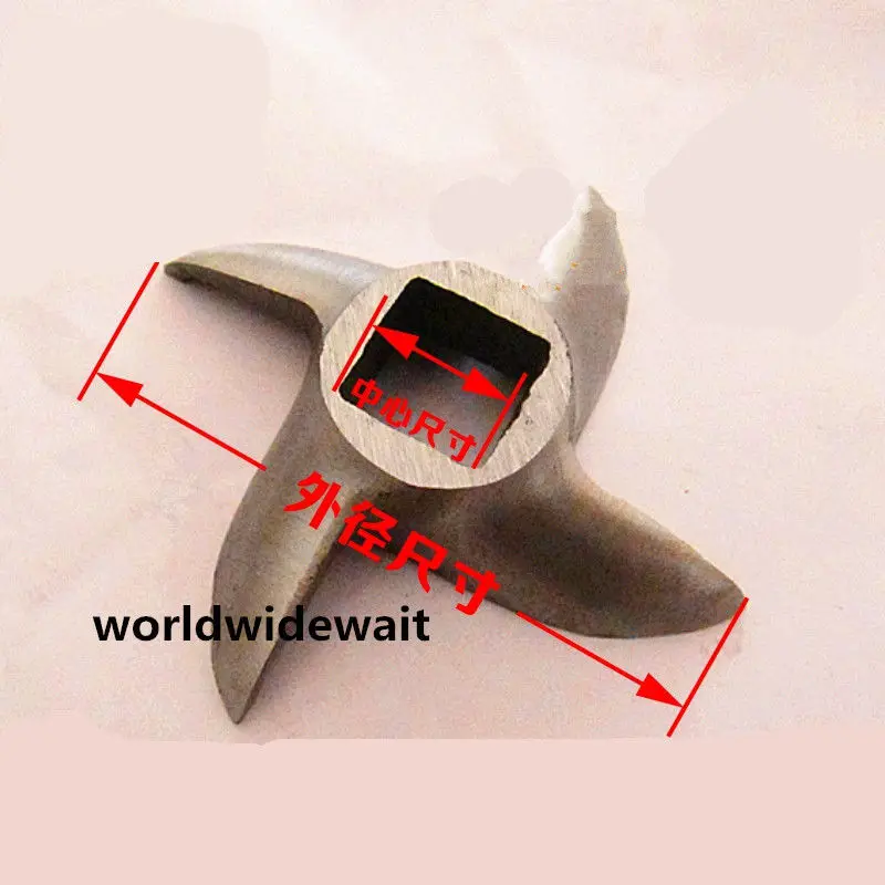 Replacement Spare 10 Meat Grinders Mincer Blade Silver Metal ZMMin