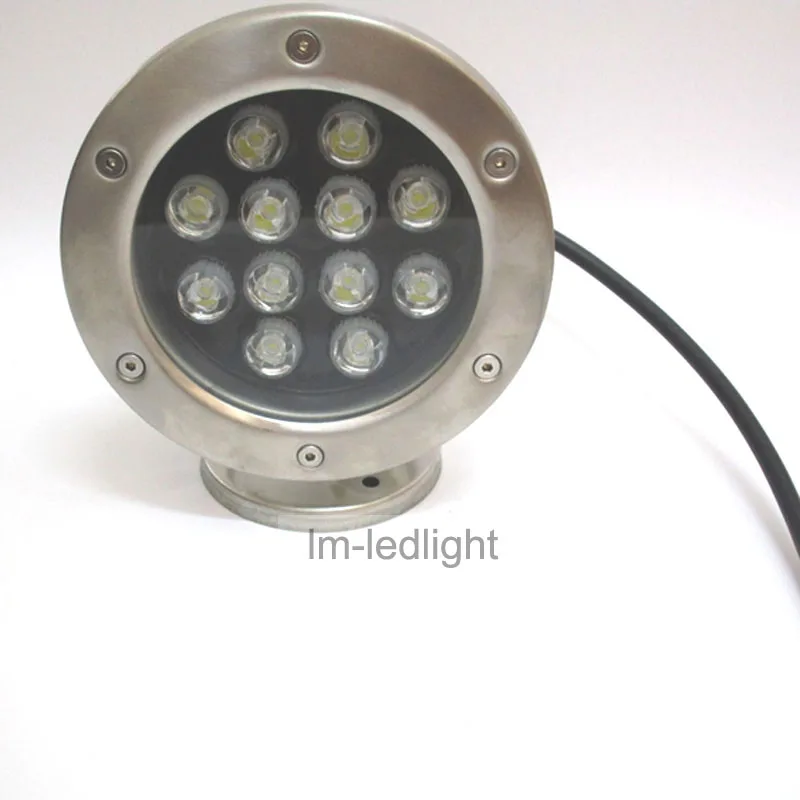 IP68 piscina luz 12 W 12 V LED piscina caliente/neutral/blanco puro RGB rosa amarillo verde azul iluminación fuentes led envío gratuito