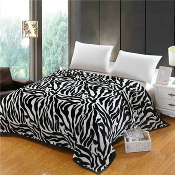 

Bedding Throw Blankets Travel Flannel Blanket Couverture Polaire Plush Blanket Leopard Printed 200*230cm Winter Warm Bedsheet