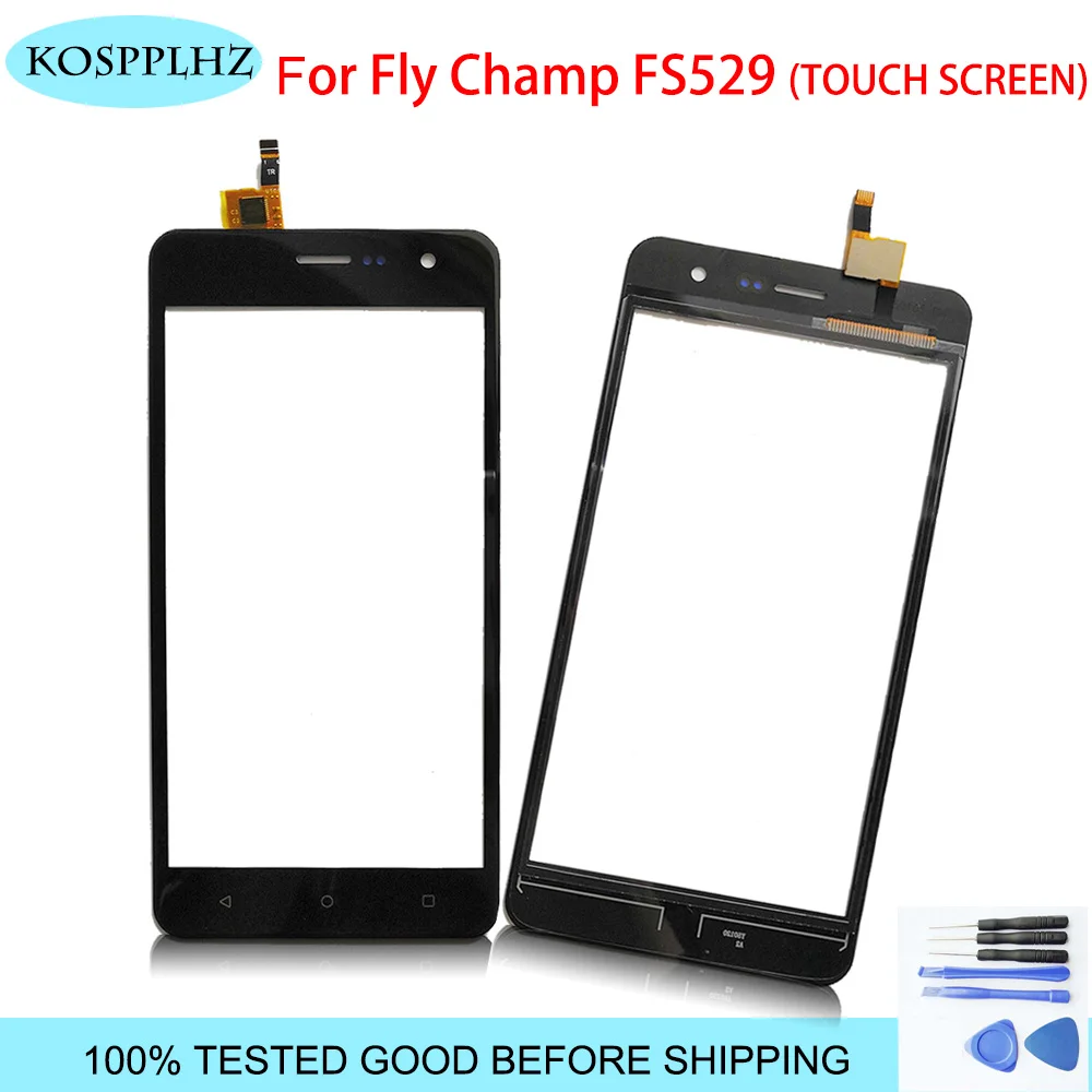 KOSPPLHZ Black Moible Phone Touchscreen Sensor Panel For Fly Champ FS529 FS 529 Touch Screen Digitizer Front Glass Lens Touchpad KOSPPLHZ Black Moible Phone Touchscreen Sensor Panel For Fly Champ FS529 FS 529 Touch Screen Digitizer Front Glass Lens Touchpad