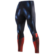 ZRCE New High Quality Men Skinny Pants 3D Pattern Superman Iron Man Flash Bodybuilding Jogger Fitness Skinny Leggings Trousers