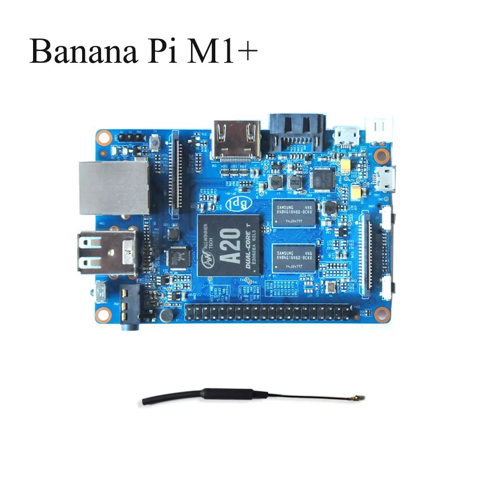 Banana Pi BPI M1 Plus A20 двухъядерный 1 ГБ ОЗУ с открытым исходным кодом макетная плата одноплатный компьютер Совместимость с Raspberry pi - Комплект: Комплект 1