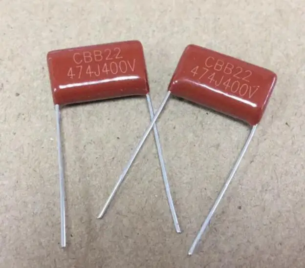 

10pcs CBB Metallized Film Capacitor 0.47uF 474J 400V