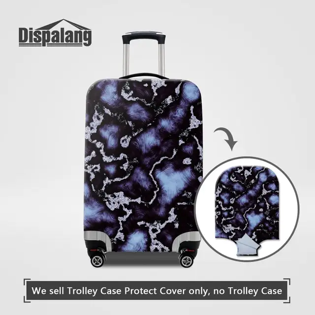 marble print suitcase
