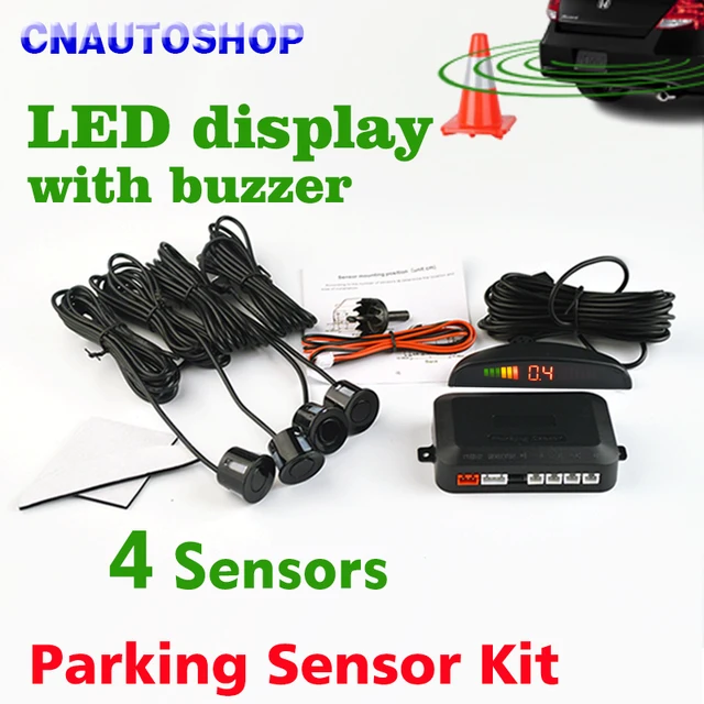 Kit de coche LED Sensor de Aparcamiento 4 Sensores 22mm