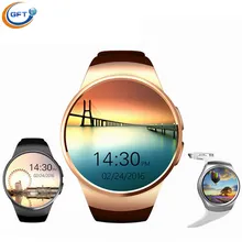 GFT kw18 Smart Uhr Android Mit SMS Erinnern Pedometer Tragbare Geräte Smartwatch für Samsung android wear pulsmesser