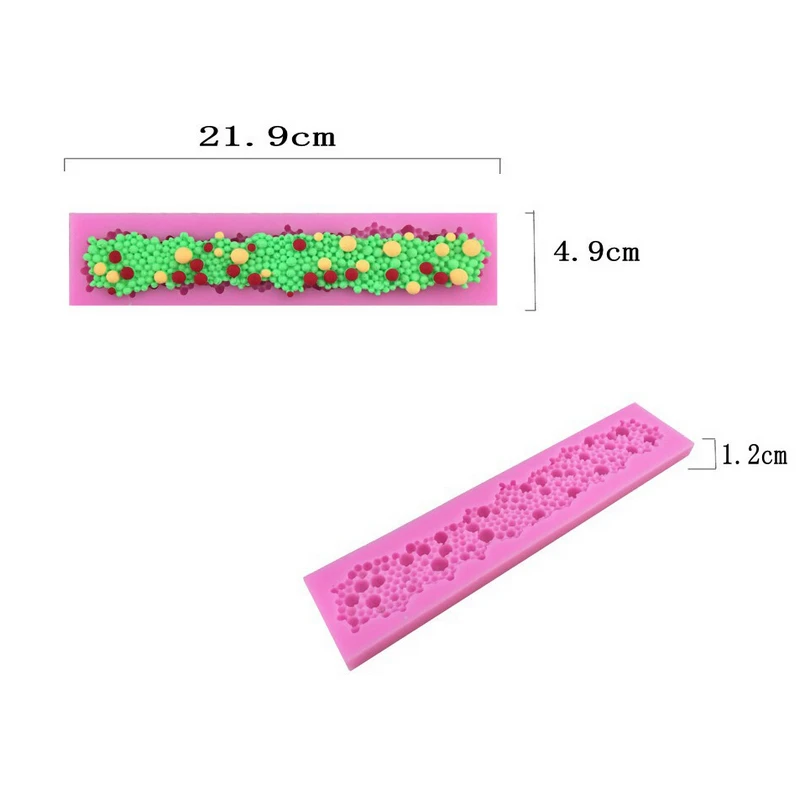 Pearls Beads Silicone Mould Fondant Cake Tools Cupcake Mold Border Sugar Paste DIY Cake Mold