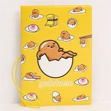 Популярный в Японии! стиль Gudetama Обложка для паспорта из искусственной кожи держатель для паспорта кредитный держатель для карт Размер: 14*9,6 см