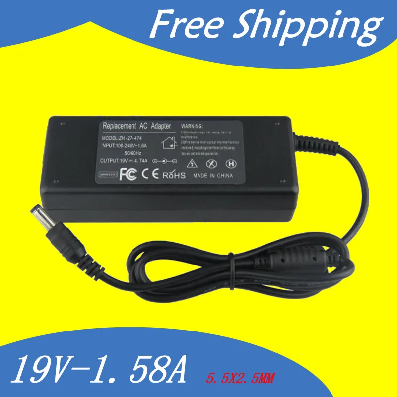 AC ADAPTER FOR TOSHIBA 19V 2.37A 45W LAPTOP POWER SUPPLY CORD CHARGER ADAPTORin Laptop Adapter