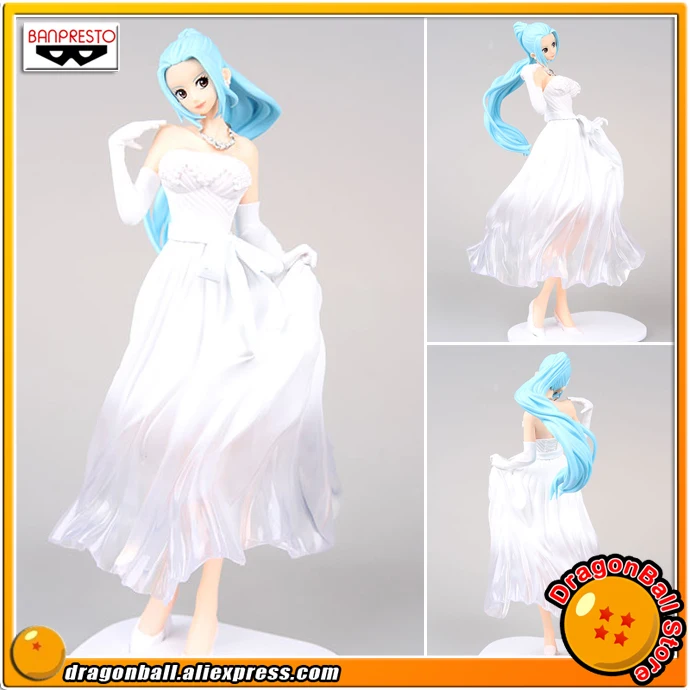 One Piece Nefertari Vivi Jeans Freaks White PVC Figure BANPRESTO