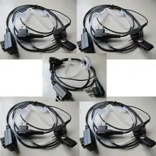 5X комплект видеонаблюдения наушник для Motorola двухстороннее радио EP350 EP450 CT150 CT250 CT450 GP300 PR400 BPR40 CP185 CP200