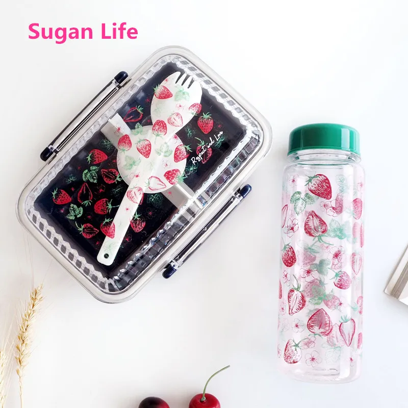 

Sugan Life NEW 800ml Wheat Straw Lunch Box Healthy Material Bento Boxes Microwave Dinnerware Food Storage Container Lunchbox