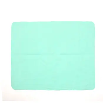 

uxcell 39cm x 33cm Synthetic Chamois Auto Car Care Dry Washing Wipe Clean Towel Green