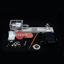 Miniature Buddha Beads Small Lathe Grinding And Polishing Cutting Lathe Round Beads Mini DIY Woodworking Lathe 24DC 80W 0.6-6MM
