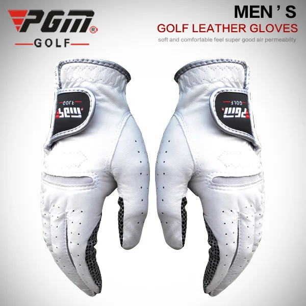 

Pgm golf ball gloves male sheepskin gloves single breathable slip-resistant