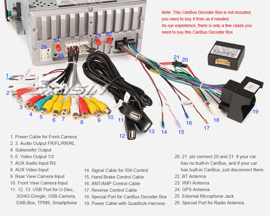 Sale 7" Android 9.0 OS Car DVD Multimedia GPS Radio for Ford C-Max 2005-2007 & Transit 2005-2011 & Mondeo 2003-2007 Fusion 2006-2011 23