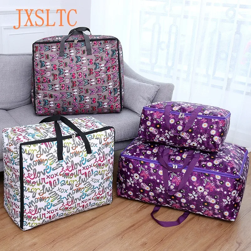 JXSLTC Oxford Storage Bag Home Storage Container Foldable ...