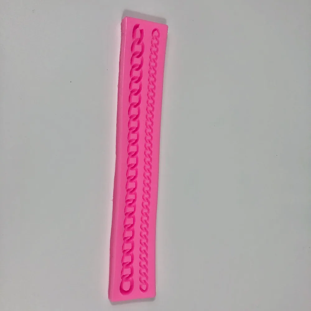 3D Bag Chain Shaped  Silicone Fondant Lace Mold  DIY Chocolate Cake Mold Baking Tools 1