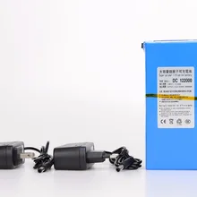 MasterFire DC 12 V 20000 mAh литий-ионный аккумулятор высокой емкости зарядное устройство переменного тока с US EU UK Plug DC 122000