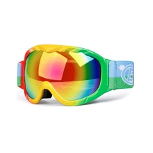 Лыжные очки сноуборд лыжные очки Большой маска очками для девочек и мальчиков Анти-туман UV400 против царапин