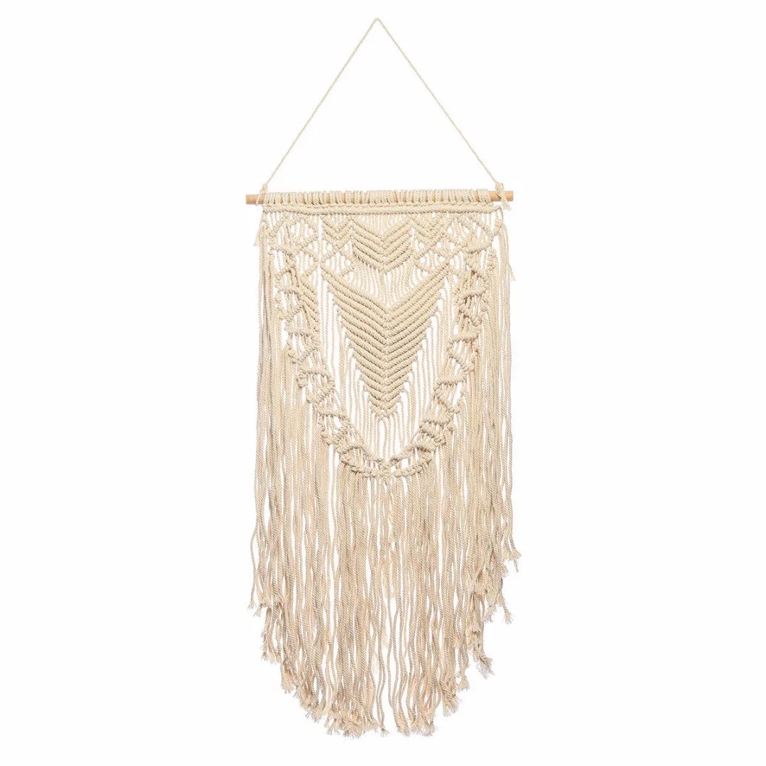 JX-LCLYL New 6mm*30m Macrame Rope Natural Beige Cotton Twisted Cord Artisan Hand Craft