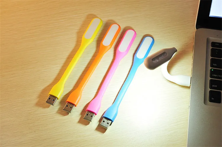 1 шт. ноутбук USB настольная лампа Защита глаз лампа портативная Светодиодная лампа зарядки сокровище интерфейс ручной творческий ночник