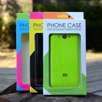 

Wholesale 200Pcs/Lot 9x16x1.5cm Variety of Colors Kraft Paper Mobile Phone Case Packaging Boxes For iPhone 7 6s SE Galaxy S7 S6y