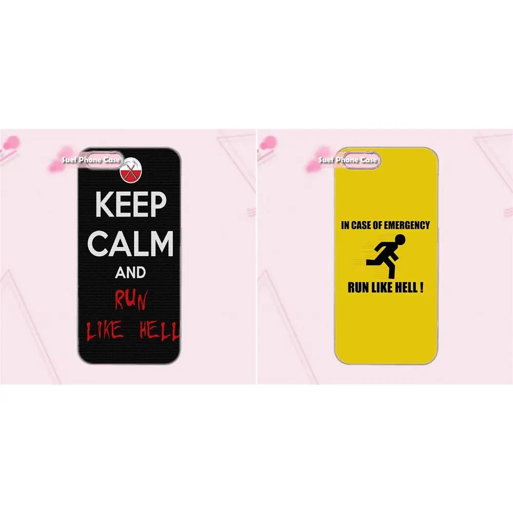 

Simple Keep Calm And Run Like Hell Pattern For iPhone 4 4S 5 5C SE 6 6S 7 8 Plus X Galaxy A3 A5 J1 J3 J5 J7 2015 2016 2017