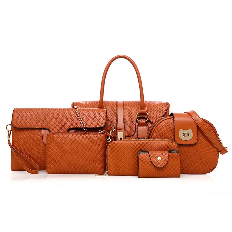 

Package women's bag 2019 new sub-package six pieces of rhombus bag.