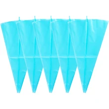 Reutilizable de Silicona Manga Pastelera 5 Unids/pack Bolsas Boquillas Consejos Pastelería Bolsa Cake Crema Bolso de DIY Para Hornear Herramientas