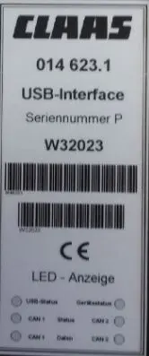 

CDS CANUSB interface activation key For Claas (Only it is key not interface )