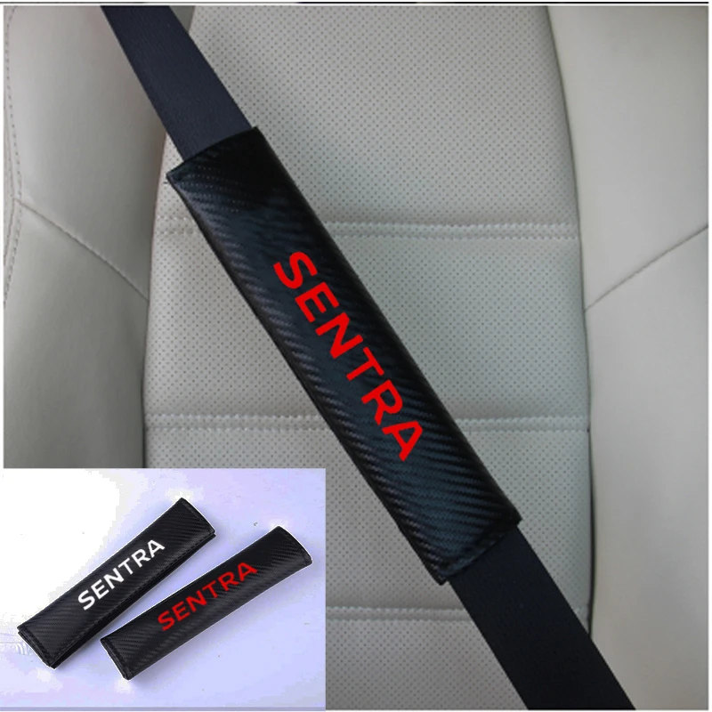 PU Fashion Car Seat Belt Cover Car Seat belt shoulder Pads For Nissan