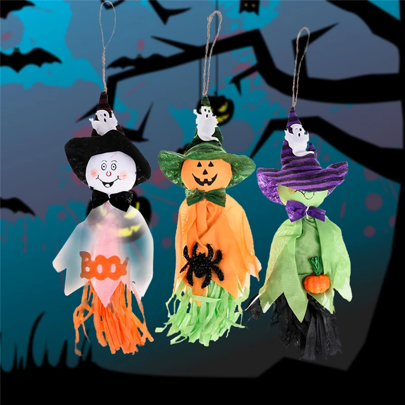 1 шт. милый Хэллоуин Тыква ведьмы кулон украшения на с надписью Trick или Treat дома