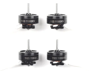 

High Quality 4PCS/lot Skystars Racing Edition 1103 ST1103 11000KV 1-3S Brushless Motor Black For 50 60 75 80 100 Mini Frame