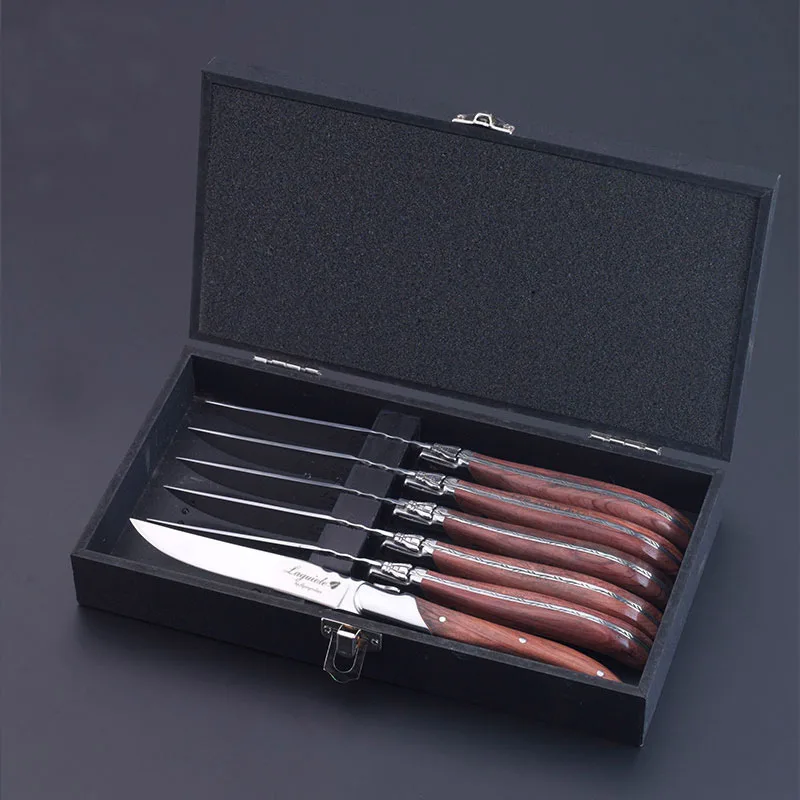 6 шт. столовые приборы из нержавеющей стали 8 7 дюйма|knife fork set|fork setsteak knives forks |