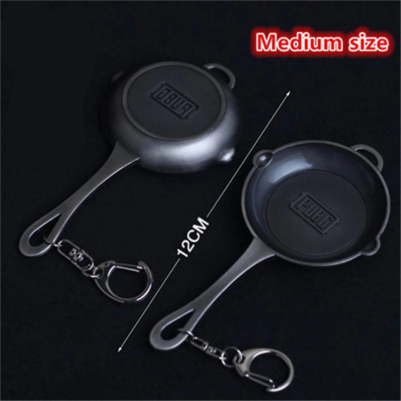 Game PUBG Playerunknown's Battlegrounds Cosplay Props Alloy Frying Pan Model Pendant