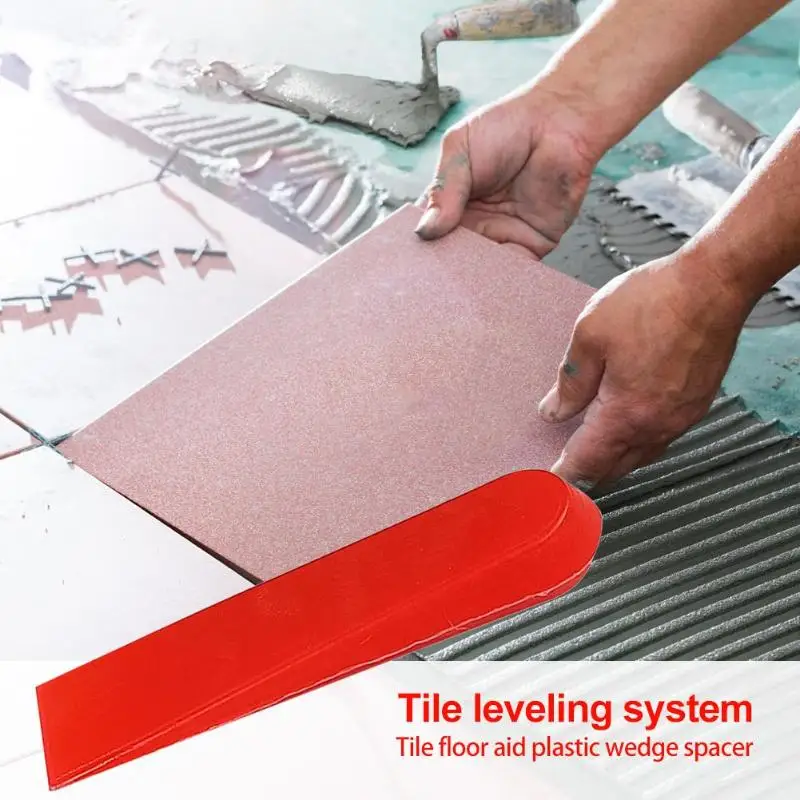 

100pcs/set Level Wedges Tile Spacers for Flooring Wall Tile Leveling System