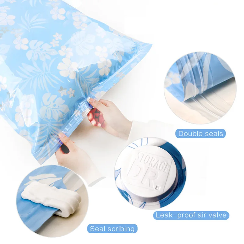 الدكتور تخزين 4 قطع أكياس تخزين بالتفريغ من خزانة ملابس خزانة الأمتعة المنظم فراغ Zakken Kleding Sac Sous Vide Vetement