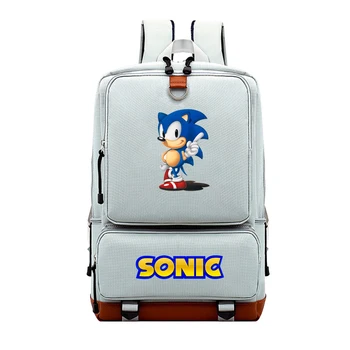 

Casual Cute Sonic Teens Boys Girls Men Women Backpacks Student Back to School Gift Rucksack Teens Cool Daily Large Mochila