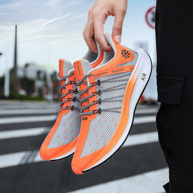 

Hot Sale Super Me 2019 New Boost Fishnet Air Breathable Men Running Sneakers Lightweight Outdoor Sport Shoes Gym Zapatos Hombre