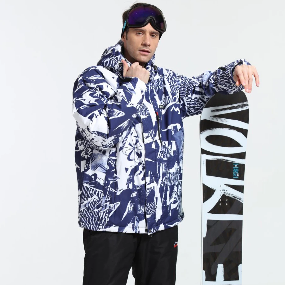 

2018 new Male Ski Suits Jacket+Pants Men Waterproof,Breathable Thermal Cottom-Padded Super Warm Snowboard