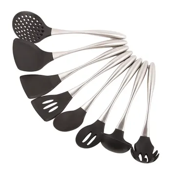 

Kitchen Silicone Non-stick Tools 8pieces Set Utensils Dinnerware Set Cooking Tools set Kitchen tool set Silicone 8pieces Tools